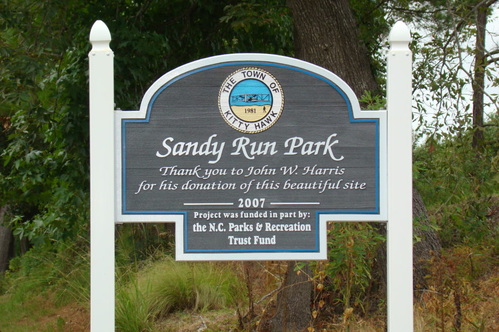 Sandy Run Park Sign