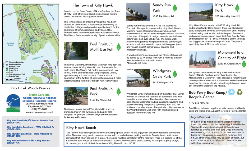 Town of Kitty Hawk Town Brochure